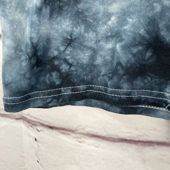 NASA T-Shirt SZ M Blue Tie Dye with Astronaut in Space Graphic Cotton Space Soft - Picture 3 of 8
